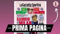 Prima pagina Gazzetta dello Sport: “Allegri cambia il Milan”