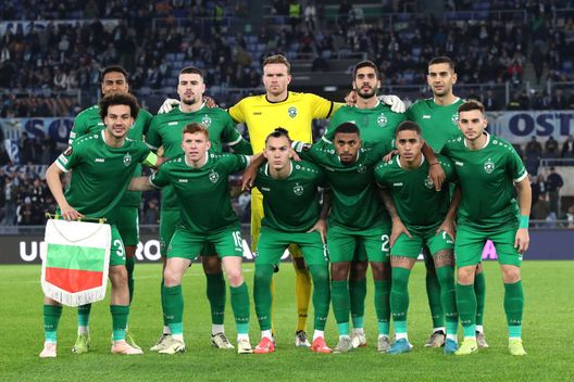 Roma, Italia - 28 novembre 2024: Calciatori del Ludogorets prima della partita di Europa League contro la Lazio. (Foto di Paolo Bruno/Getty Images) Dinamo Minsk-Ludogorets, confronto tra partecipazioni alle coppe europee- immagine 3