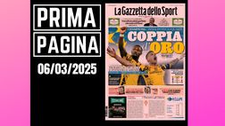Prima pagina Gazzetta dello Sport: il Milan in America. Furlani va da Cardinale