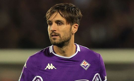 FLORENCE, ITALY - MAY 18: Luca Ranieri of ACF Fiorentina looks on during the Serie A match between Fiorentina and Bologna at Stadio Artemio Franchi on May 18, 2025 in Florence, Italy. (Photo by Gabriele Maltinti/Getty Images)