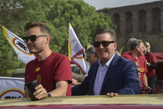 Dan e Ryan Friedkin, padroni della Roma (Photo by Fabio Rossi/AS Roma via Getty Images) VERSO ROMA-ATALANTA