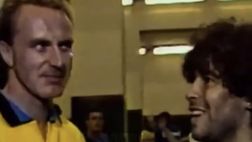 C’era una volta Napoli-Inter: Maradona e Rummenigge scherzano così prima della gara
