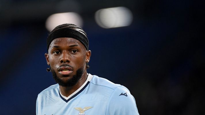 ROME, ITALY - MAY 25: Nuno Tavares of SS Lazio during the Serie A match between Lazio and Lecce at Stadio Olimpico on May 25, 2025 in Rome, Italy. (Photo by Marco Rosi - SS Lazio/Getty Images) Nuno Tavares
