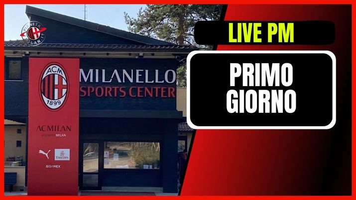 LIVE raduno AC Milan 2024-2025