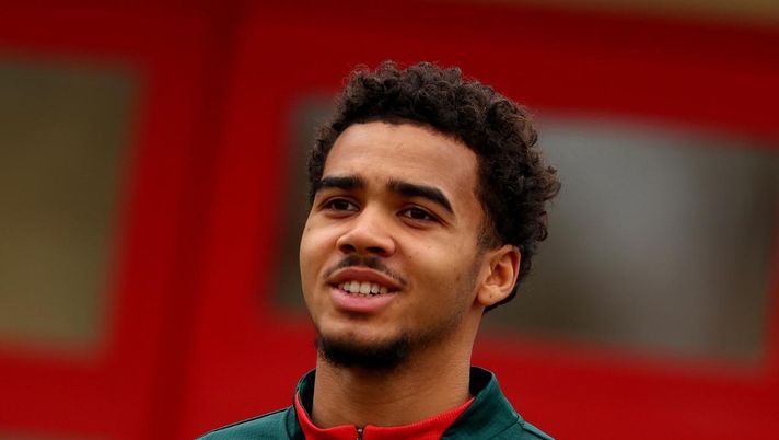 David Odogu (difensore AC Milan), qui durante una seduta di allenamento con i rossoneri a Milanello | Milan News (Getty Images) Odogu: pochissimi minuti con il Milan. Ecco cosa filtra sul suo futuro