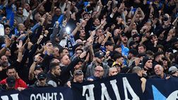 Manchester City-Napoli, spunta il motivo degli striscioni capovolti nel settore ospiti