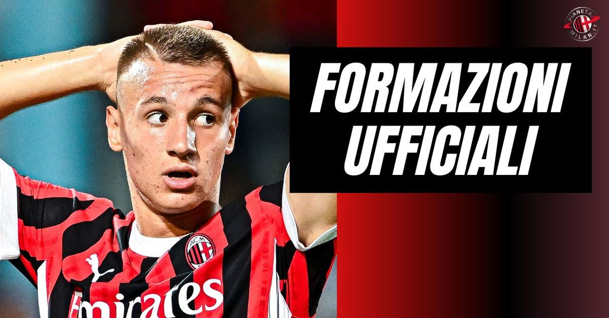 Formazioni ufficiali 