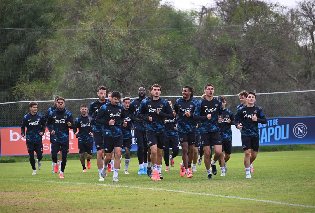 Gli azzurri preparano il match contro la Roma, in programma domenica alle ore 18