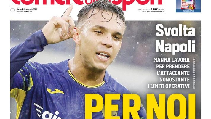 Prime pagine giornali sportivi oggi: il Napoli sui media- immagine 1