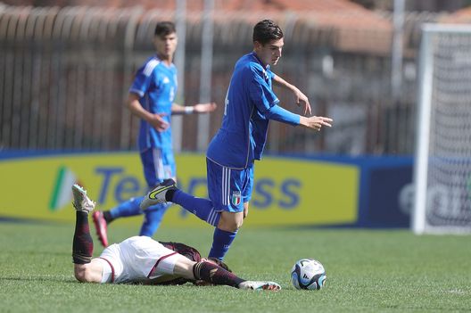 PRATO, ITALY - MARCH 27: Matteo Prati of Italy U20 in action during the U20 international friendly match between Italy and Germany at Stadio Lungobisenzio on March 27, 2023 in Prato, Italy. (Photo by Gabriele Maltinti/Getty Images) Calciomercato Torino, piace Prati della Spal. Concorrenza di Genoa e Sassuolo- immagine 2