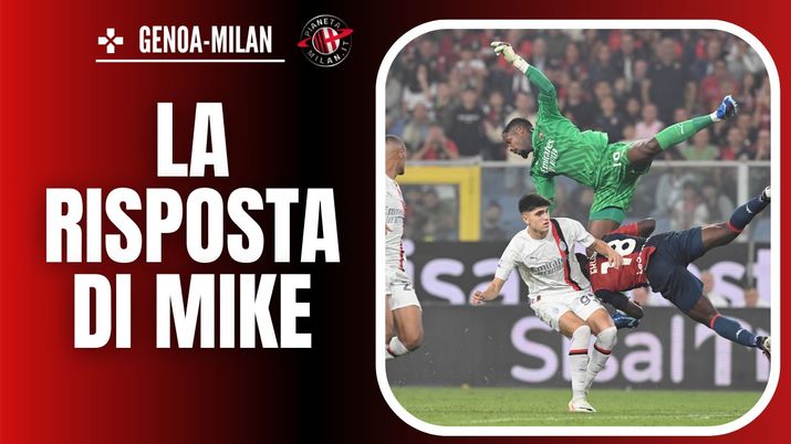 Mike Maignan AC Milan Genoa-Milan 0-1 Serie A 2023-2024