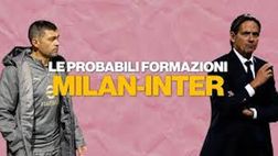 Derby Milan-Inter, le probabili formazioni di Conceicao e Inzaghi | VIDEO