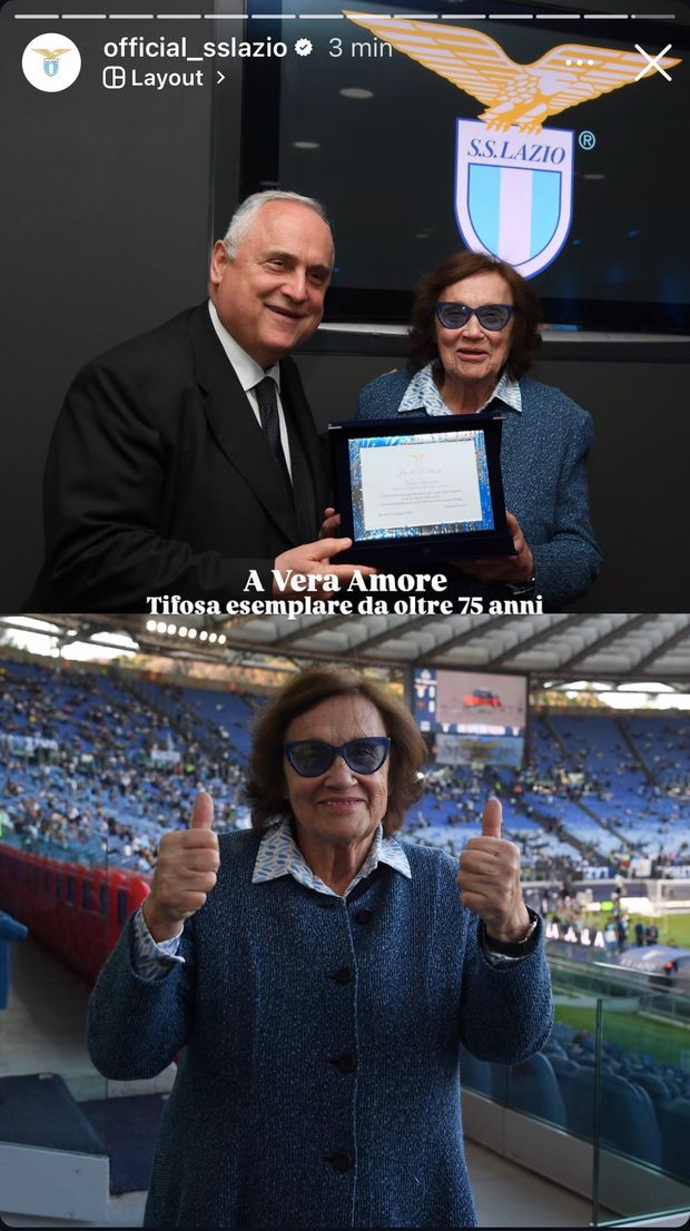 Lotito premia Vera Amore, Lazio-Lecce Lotito premia Vera Amore, Lazio-Lecce 2024/2025