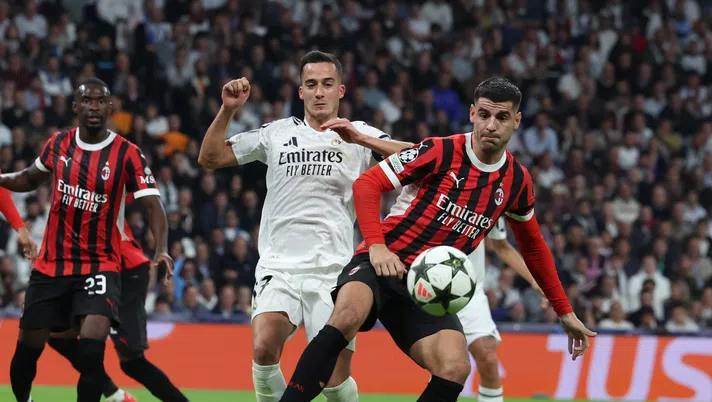 Lucas Vazquez Real Madrid-Milan 1-3 Champions League 2024-2025