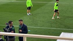 FOTO VN – C’è anche il doppio ex Joaquin al Franchi per la rifinitura