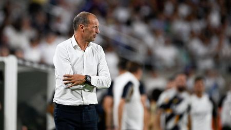ORLANDO, FLORIDA - AUGUST 2: Massimiliano Allegri of Juventus during the pre-season friendly match between Juventus and Real Madrid at Camping World Stadium on August 2, 2023 in Orlando, Florida. (Photo by Daniele Badolato - Juventus FC/Juventus FC via Getty Images)