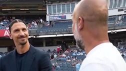 Ibra e Guardiola si salutano: imbarazzo reciproco