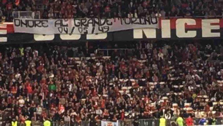 Anche i tifosi del Nizza onorano il Grande Torino Grande Torino, Nizza