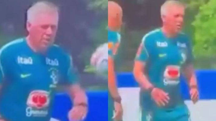 Ancelotti si diletta nei palleggi, ma qualcosa va storto: la sua reazione – IL VIDEO Ancelotti si diletta nei palleggi, ma qualcosa va storto: la sua reazione – IL VIDEO - immagine 1