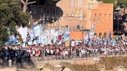 VIDEO – Fiume di tifosi della Lazio: immagini spettacolari!