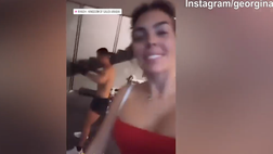 VIDEO / CR7, allenamento ad altà intensità con Georgina