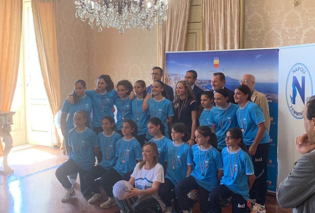 GALLERY La premiazione delle giovani calciatrici del Napoli Femminile- immagine 1