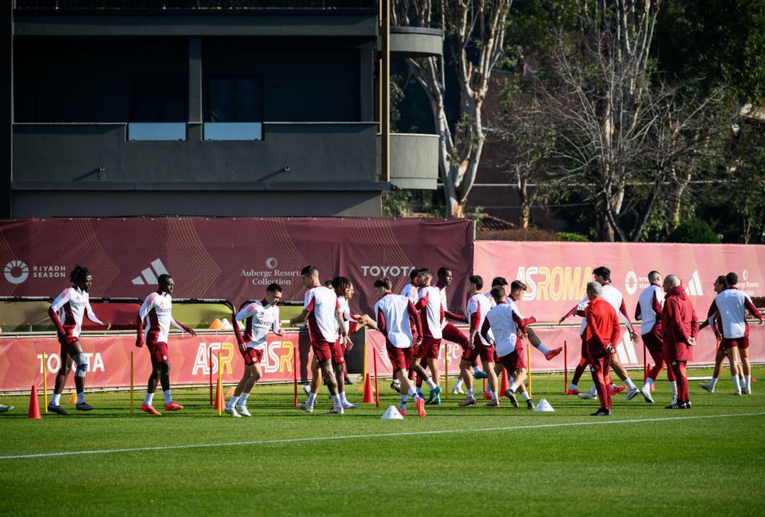 Roma, secondo allenamento dell’anno: Dovbyk torna in gruppo – FOTO GALLERY - immagine 15