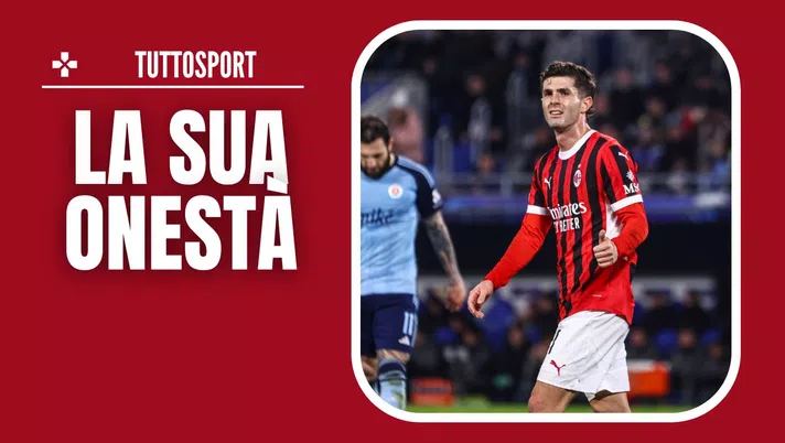 esultanza gol Christian Pulisic AC Milan Slovan Bratislava-Milan 2-3 Champions League 2024-2025