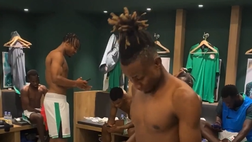 La Nigeria batte 2-0 il Ruanda, nello spogliatoio ecco il balletto show di Chukwueze