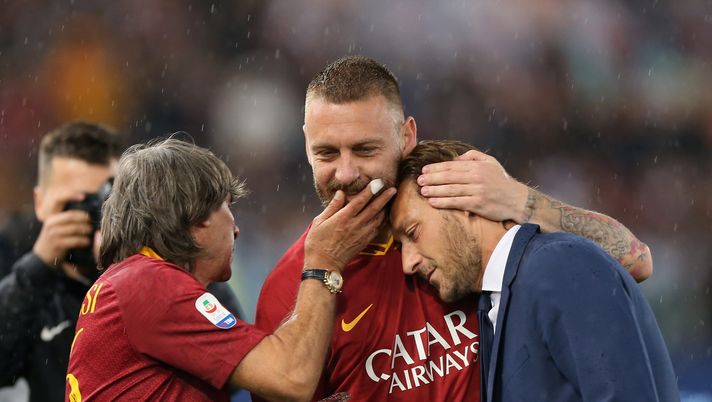Getty Images Conti elogia De Rossi: “Tanti auguri ad un grande uomo”. Poi il messaggio di Zaniolo - immagine 1