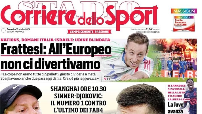 PRIMA PAGINA CORRIERE DELLO SPORT OGGI: “Napoli: la legge di Conte” - immagine 1