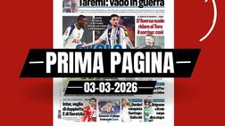 Prima pagina Tuttosport: “La Juve si gioca il futuro senza un vero centravanti. Si tratta con Vlahovic”