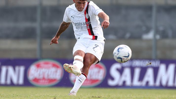 Vincenzo Perrucci, calciatore del Milan Primavera (getty images)