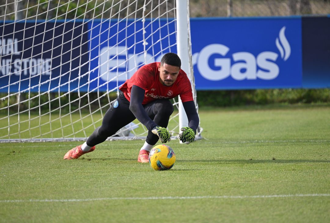 Allenamento a Castel Volturno senza i nazionali