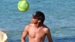 Inzaghi a Formentera, non si molla niente: nemmeno le parate in acqua…