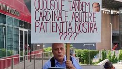 VIDEO / Milan, tifoso protesta in… latino: “Cardinale abusa della nostra pazienza”