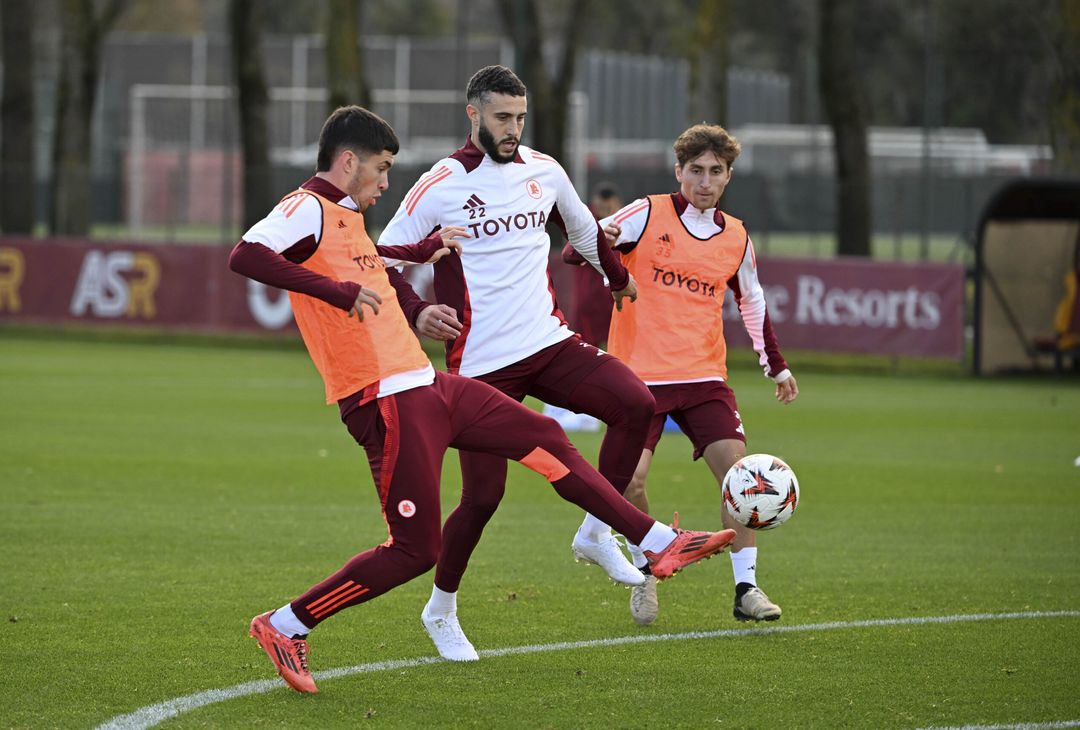 Trigoria, la ripresa dopo la vittoria contro il Lecce – FOTO GALLERY - immagine 3