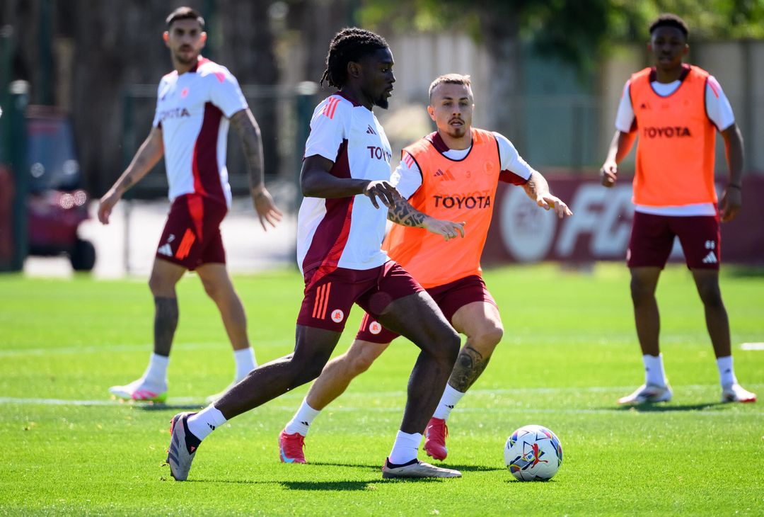 Verso Roma-Juventus: l’allenamento a Trigoria – FOTO GALLERY - immagine 5