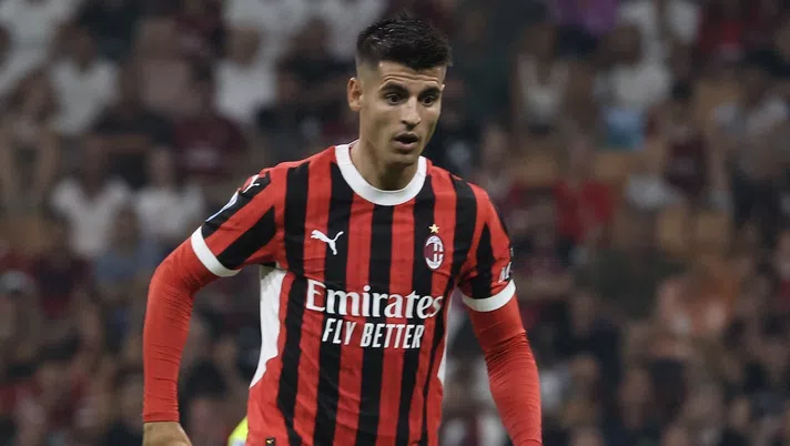 Álvaro Morata AC Milan Milan-Torino 2-2 Serie A 2024-2025
