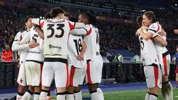 Roma-Milan: tutti i numeri della gara. Rossoneri da record in Europa