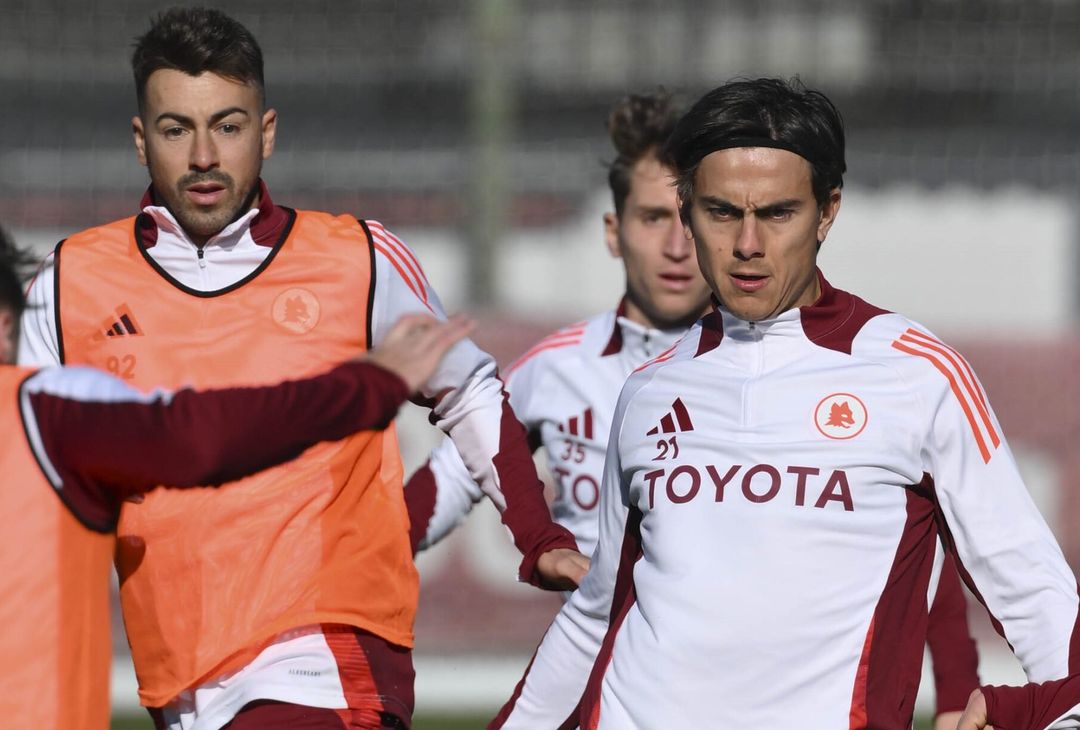 Roma, l’allenamento a due giorni dalla trasferta con il Milan – FOTOGALLERY - immagine 12