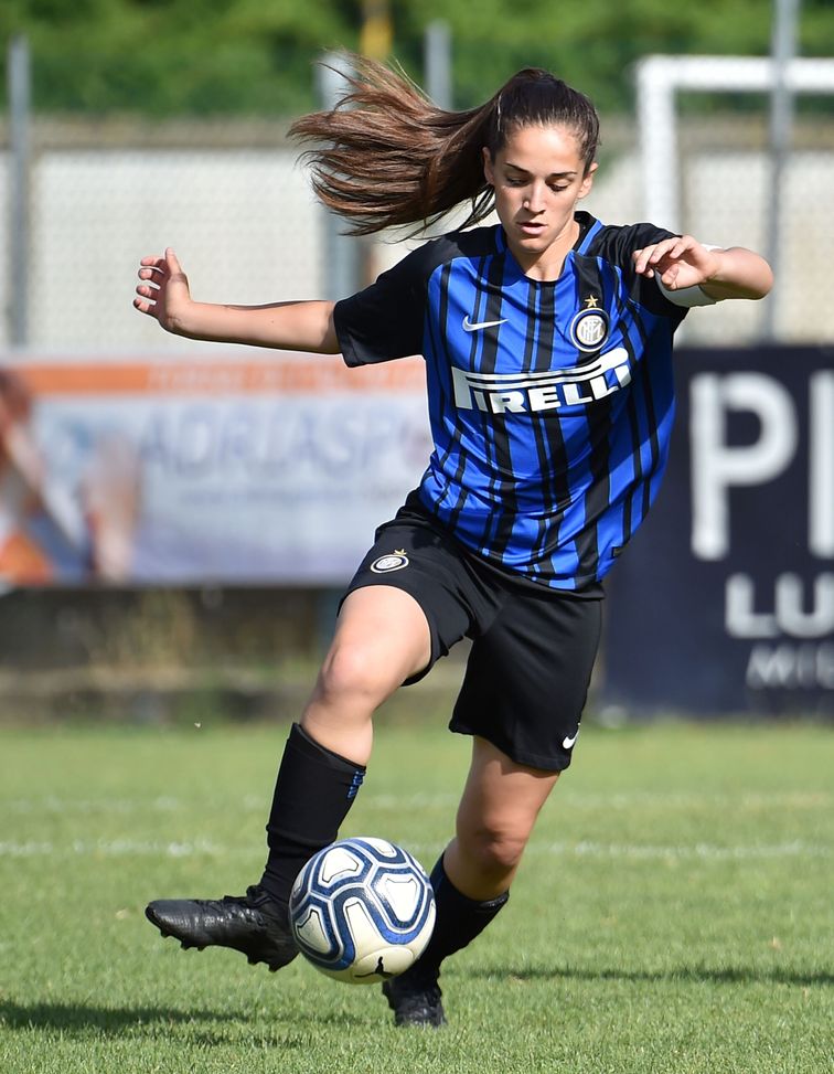 CERVIA, ITALY - JUNE 24: Lucia Pastrenge of FC Internazionale in action during the Women's U17 Final Tournament match between FC Internazionale and Marcon at Stadio Germano Todoli on June 24, 2018 in Cervia, Italy. (Photo by FC Internazionale/FC Internazionale via Getty Images ) UFFICIALE – Altro innesto per la Fiorentina Femminile di De La Fuente- immagine 2