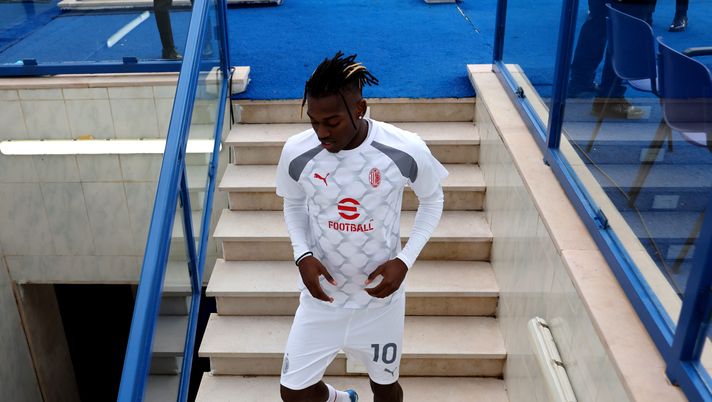 Lecce Milan infortunio Leao