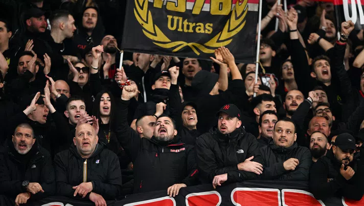 Curva Sud Milano AC Milan Napoli-Milan Champions League 2022-2023
