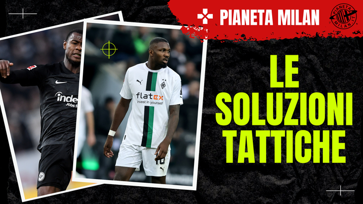 Il Milan sarebbe interessato al difensore Evan N'Dicka e all'attaccante Marcus Thuram (Getty Images) | AC Milan News Marcus Thuram e Evan N'Dicka, obiettivi di mercato del Milan