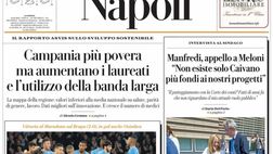 LA PRIMA PAGINA DE LA REPUBBLICA NAPOLI: “Napoli, missione compiuta. E’ agli ottavi di Champions”