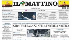 PRIMA PAGINA IL MATTINO OGGI: “L’alfabeto di Jannik”