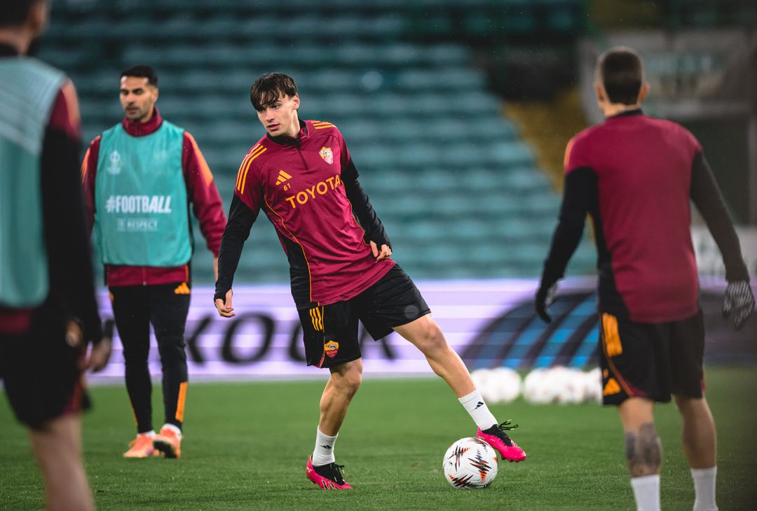 Glasgow, la rifinitura alla vigilia di Celtic-Roma – FOTO GALLERY - immagine 22