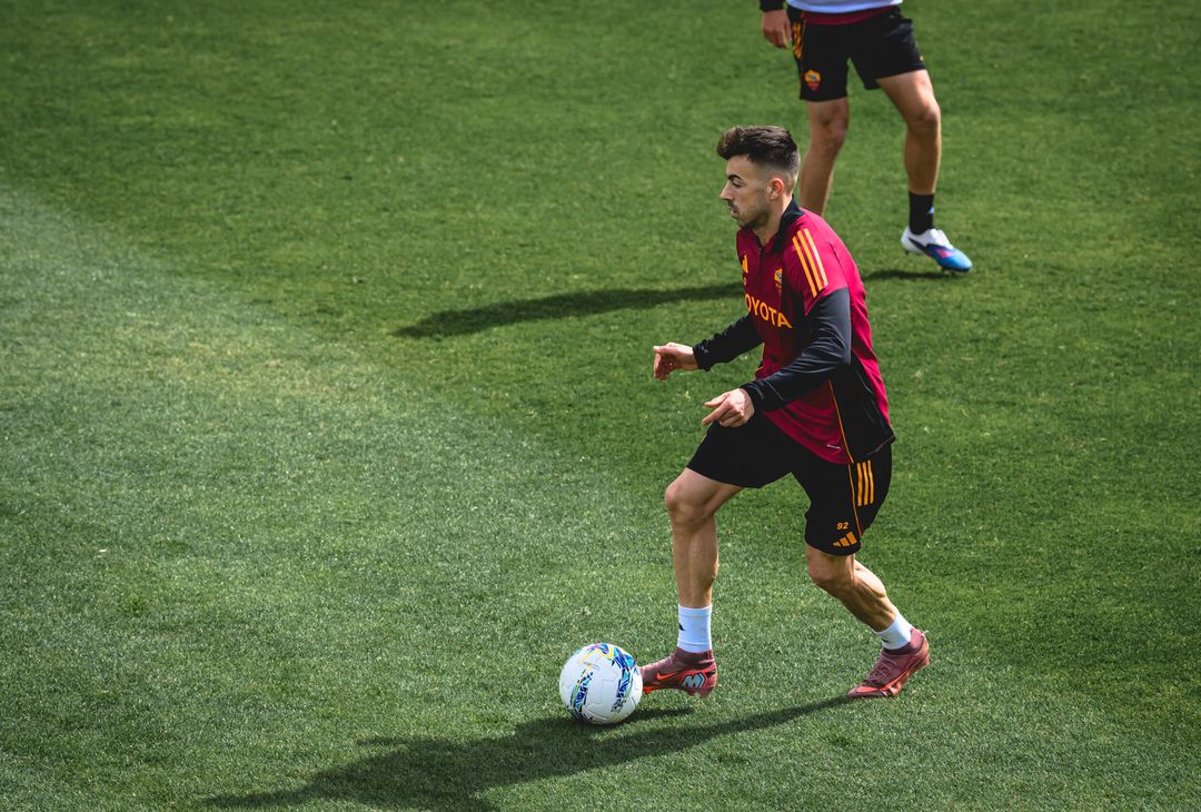 Verso Inter-Roma: l’allenamento dei giallorossi, c’è Soulé – FOTO GALLERY - immagine 15