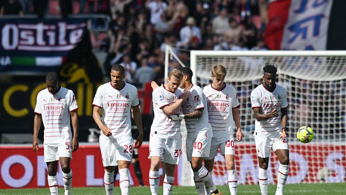 esultanza Pobega AC Milan Bologna-Milan 1-1 Serie A 2022-2023